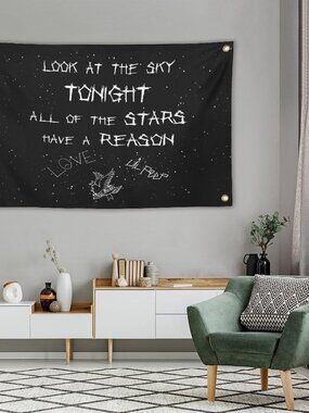 Lil Peep Tapestries Love Rapper Tapestry 3x5 ft Wall Hanging Room Art Home Decor